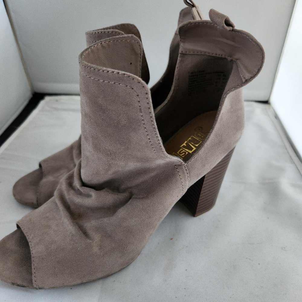 Brash - Taupe Suede "ish" Bootie